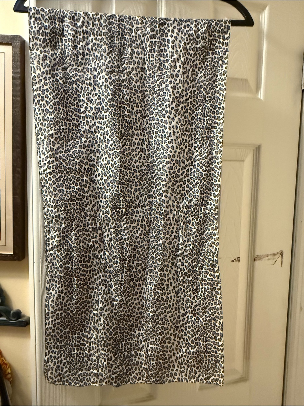 Leopard Print scarf  - Neutral Tones